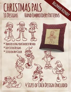 Paperback Christmas Pals Hand Embroidery Patterns Book