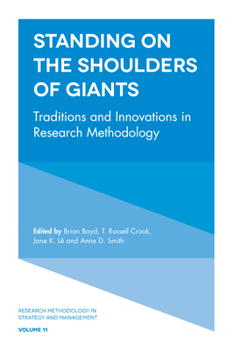 Hardcover Standing on the Shoulders of Giants: Traditions and Innovations in Research Methodology Book