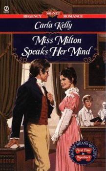 Mass Market Paperback Miss Milton Speaks Her Mind Book