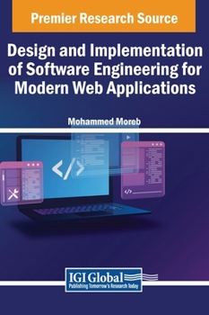 Hardcover Design and Implementation of Software Engineering for Modern Web Applications Book