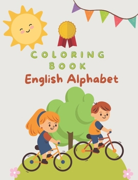 Paperback Coloring Book: English Alphabet Book