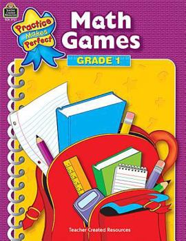 Paperback Math Games Grade 1 Book