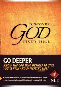 Hardcover Discover God Study Bible-NLT Book