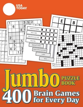 Paperback USA Today Jumbo Puzzle Book: 400 Brain Games for Every Day Book