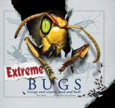 Hardcover Extreme Bugs: Creepy and Crawly, Mad and Bad! Book