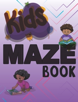 Paperback Kids Maze Book: The Ultimate Maze Book size 8.5x11 125 Pages Book