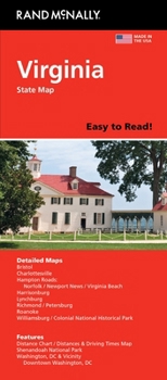 Loose Leaf Rand McNally Easy to Read: Virginia State Map Book