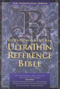 Paperback Ultrathin Reference Bible-NIV Book