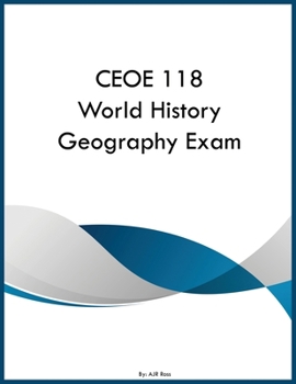 Paperback CEOE 118 World History Geography Exam Book