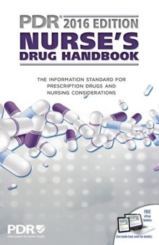 Paperback 2016 PDR Nurse's Drug Handbook Book