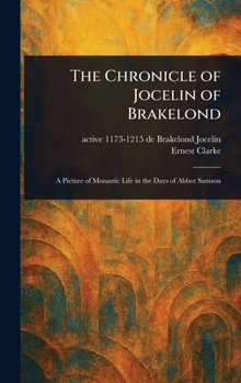 Hardcover The Chronicle of Jocelin of Brakelond Book