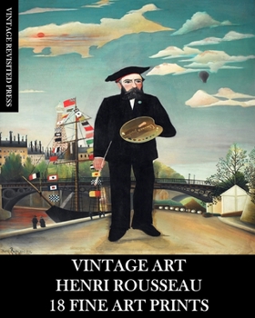 Paperback Vintage Art: Henri Rousseau: 18 Fine Fine Art Prints Book