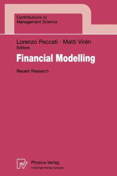 Paperback Financial Modelling: Recent Research Book