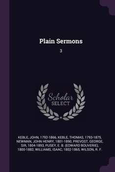 Paperback Plain Sermons: 3 Book