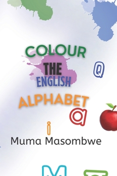 Paperback Colour the English Alphabet Book