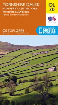 Map Yorkshire Dales Northern & Central (OS Explorer Map) Book