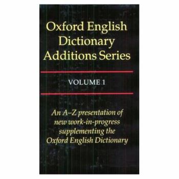 Hardcover Oxford English Dictionary Additions Series Book