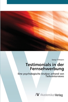 Paperback Testimonials in der Fernsehwerbung [German] Book