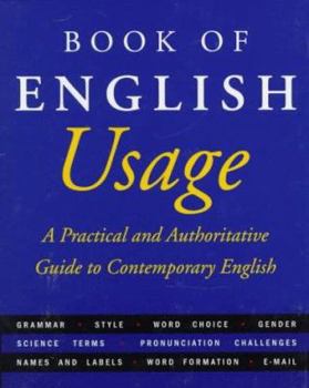 Hardcover The American Heritage Book of English Usage Book