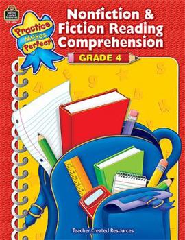 Paperback Nonfiction & Fiction Reading Comprehension Grade 4 Book
