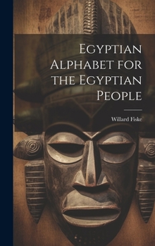 Hardcover Egyptian Alphabet for the Egyptian People Book