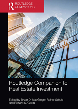 Paperback Routledge Companion to Real Estate Investment Book