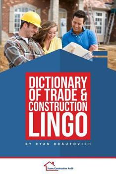 Paperback Dictionary of Trade and Construction Lingo Book