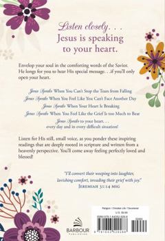 Paperback When Jesus Speaks to a Grieving Heart Devotional Journal Book
