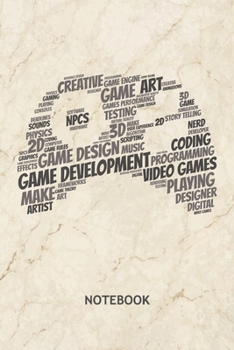 Game Design: Game Developer NOTEBOOK Grid-lined 6x9 - Game Development Journal A5 Gridded - Game Designer Planner Game Development 120 Pages SQUARED - Game Design Diary Game Dev Soft Cover