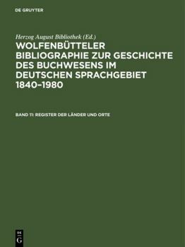 Hardcover Register Der Länder Und Orte (German Edition) [German] Book