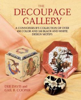 Paperback The Decoupage Gallery: A Collection of Over 450 Color and 550 Black-And-White Design Motifs Book