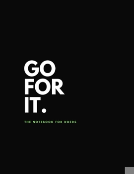 Paperback Go For It. Notebook.: Notebook for doers. Book