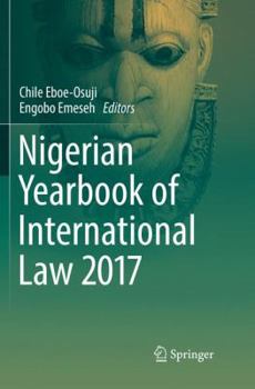 Paperback Nigerian Yearbook of International Law 2017 Book