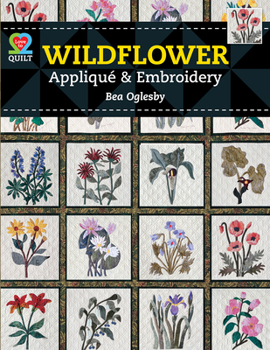 Paperback Wildflower Applique & Embroidery Book