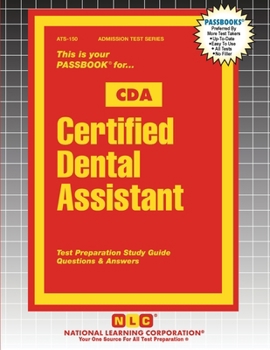 Paperback Certified Dental Assistant (CDA) Book