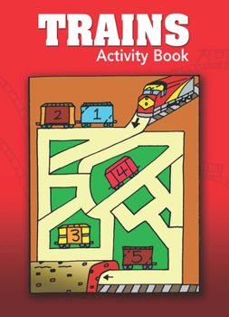 Paperback Trains Activity Book