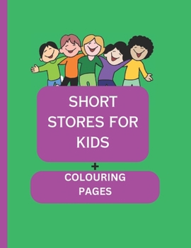 Paperback Short Stores for Kids + Colouring Pages Book