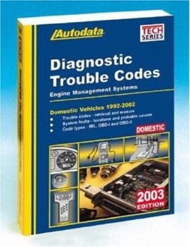 Paperback 2003 Domestic Diagnostic Trouble Code Manual 99-02 Book