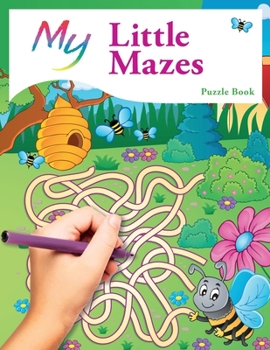 Paperback My Little Dot To Dot & Colouring Book: Cute Creative Children's Puzzles Book