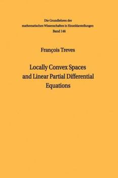 Paperback Locally Convex Spaces and Linear Partial Differential Equations Book