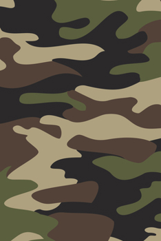 Hardcover Stone Paper Camouflage Notebook Midsize Book