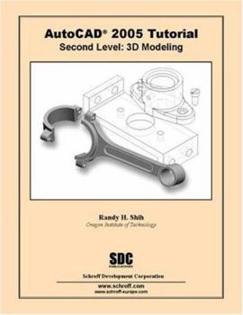 Paperback AutoCAD Tutorial Second Level 3D Modeling 2005 Book
