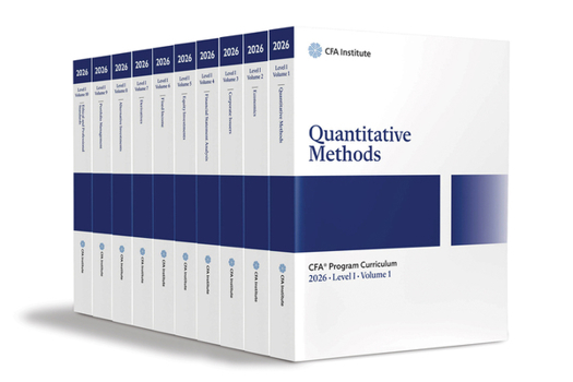 Paperback 2026 Cfa Program Curriculum Level I Box Set Book