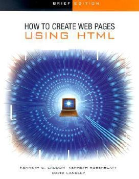Paperback How to Create Web Pages Using HTML Brief Book