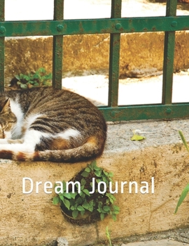 Paperback Cat Cover: Dream Journal Book