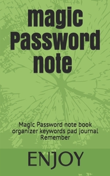 Paperback Password note book organizer keywords pad journal Remember: Password note book organizer keywords pad journal Remember Book