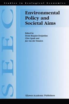 Paperback Environmental Policy and Societal Aims Book