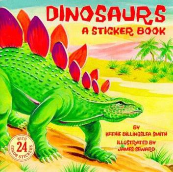 Paperback Dinosaurs: A Sticker Book [With Stickers] Book