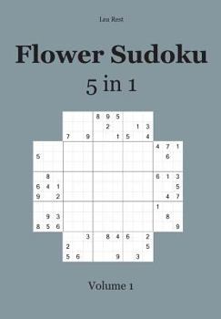 Paperback Flower Sudoku: 5 in 1 Volume 1 Book