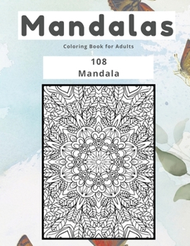 Paperback Mandalas Coloring Book for Adults 108 Mandala Book